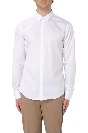 Emporio Armani Skjorta, Herr, 2Xl, Bomull, Klassisk Skjorta