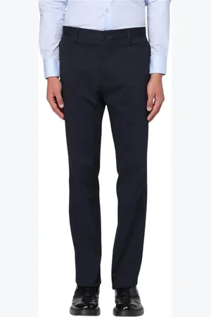 Etro Byxor, Herr, M, Klassiska Navy Straight-Leg Byxor
