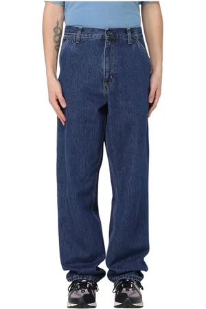 Carhartt Jeans, Herr, W32, Ljus Tvätt Snickarbyxor Avslappnad Passform