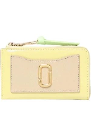 Marc Jacobs Accessoarer, Dam, ONE Size, Läder, Kompakt Grön Plånbok Dragkedja Stängning