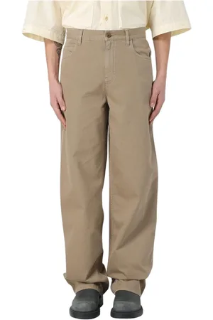 Burberry Byxor, Herr, M, Elegant Straight Leg Casual Byxor