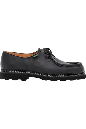 Paraboot Skor, Dam, 44 EU, Läder, Svarta Läder Slip-On Skor