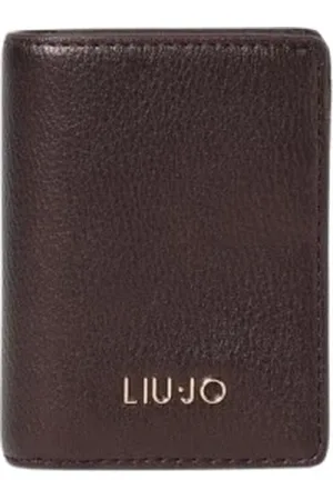 Liu Jo Accessoarer, Dam, ONE Size, Läder, Brun Läder Plånbok Elegant Design