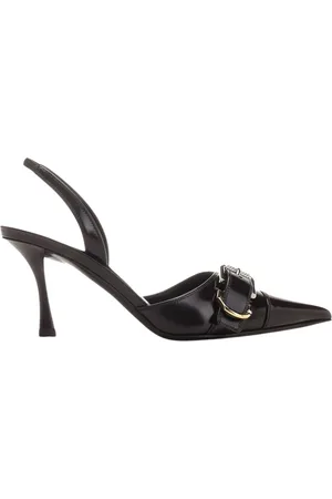 Givenchy Skor, Dam, 37 1/2 EU, Läder, Spänne Smyckade Högklackade Pumps