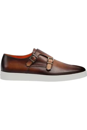 santoni Skor, Herr, 43 1/2 EU, Brun Brogue Kängor