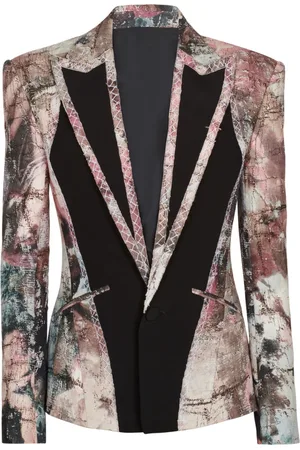 Balmain Jacka, Herr, M, Pastellfärgad jacka med utskärningar