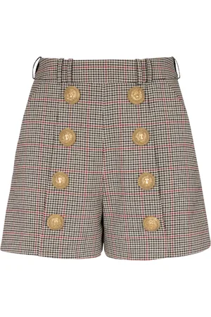 Balmain Shorts, Dam, S, Polyester, Ullshorts med knappar