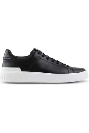 Balmain Skor, Dam, 36 EU, Läder, B-Court tränare i kalvskinn