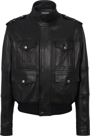Balmain Jacka, Herr, XL, Lammskinnjacka med 4 fickor