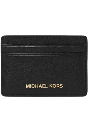 Michael Kors Accessoarer, Dam, ONE Size, Läder, Röd Läderkorthållare Plånbok