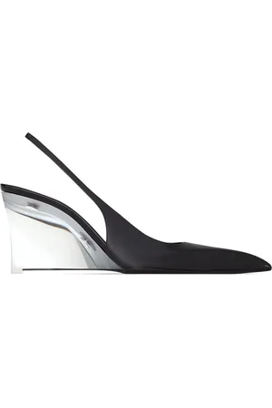 Saint Laurent Skor, Dam, 38 1/2 EU, Elegant Slingback Pumps