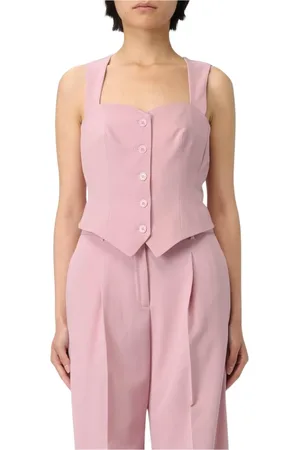 Liu Jo Topp, Dam, 2Xs, Rosa V-Ringad Volangtopp