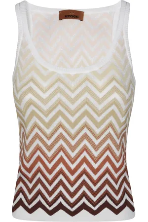 Missoni Topp, Dam, S, Bomull, Stilren Top för Modeentusiaster
