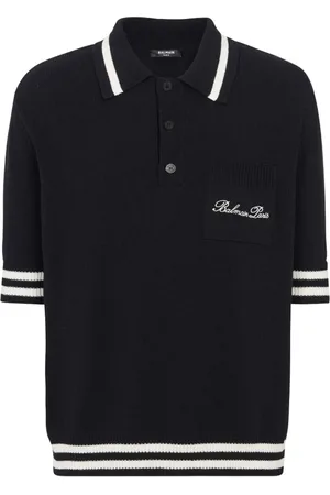 Balmain Topp, Herr, M, Bomull, Herr T-shirts & Polos i Svart