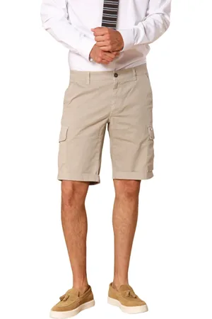 Masons Shorts, Herr, XL, Bomull, Slim Fit Cargo Bermuda Shorts