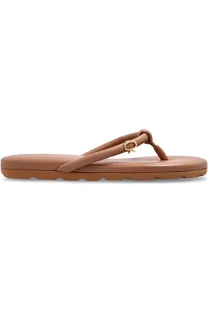 Gianvito Rossi Skor, Dam, 40 EU, Läder, Läder flip-flops