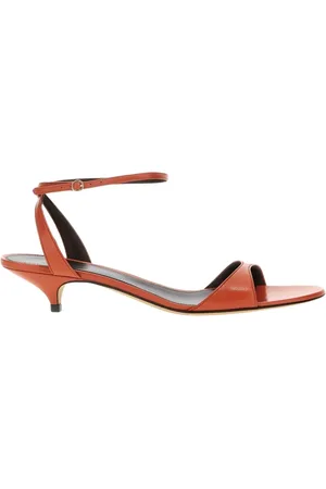 The Row Skor, Dam, 39 EU, Läder, Svarta Kitten Heel Sandaler