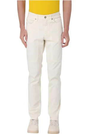 Jeckerson Byxor, Herr, W31, Gul Kräm Slim Fit Byxor