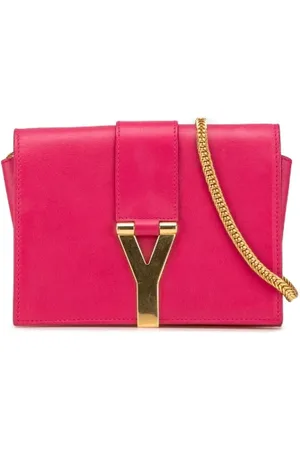 Saint Laurent Pre-owned, Dam, ONE Size, Pre-owned Laeder crossbodyvskor