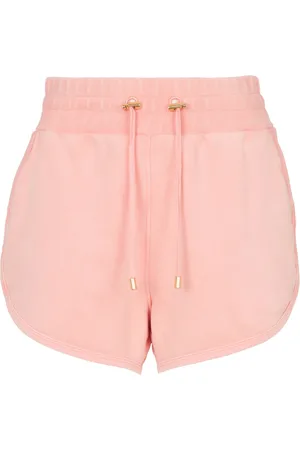 Balmain Shorts, Dam, S, Bomull, Shorts med vintage broderi