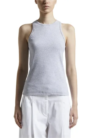 PESERICO SIGN Topp, Dam, S, Micro rib stretch jersey top