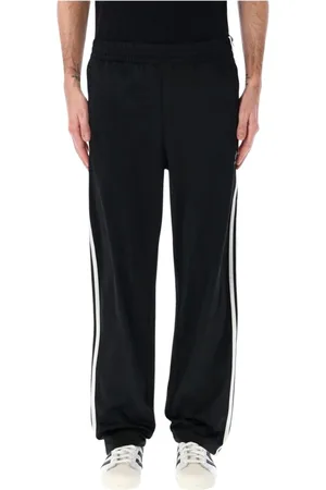 adidas Byxor, Herr, S, Svarta Sweatpants med Sidestripes