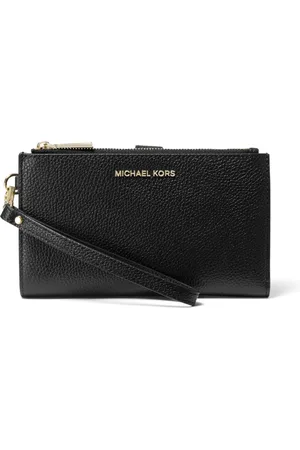 Michael Kors Accessoarer, Dam, ONE Size, Läder, Dragkedja Handledsväska med Flera Fickor