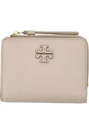 Tory Burch Accessoarer, Dam, ONE Size, Läder, McGraw Bi-Fold Plånbok i Frisk Lera