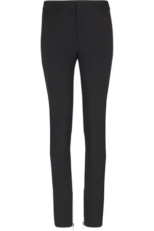 Balmain Byxor, Dam, XS, Smal passform korn de poudre byxor med dragkedja