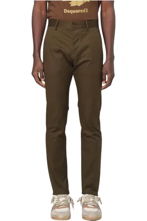 Dsquared2 Byxor, Herr, XS, Slim Fit Svarta Chinos Byxor