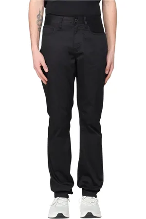 Armani Exchange Byxor, Herr, W32, Bomull, Gröna Casual Byxor för Män