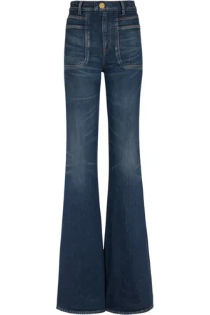 Balmain Jeans, Dam, S, Denim, Utställda denim jeans