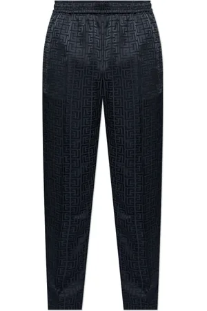 Balmain Byxor, Herr, L, Monogrammerade Byxor