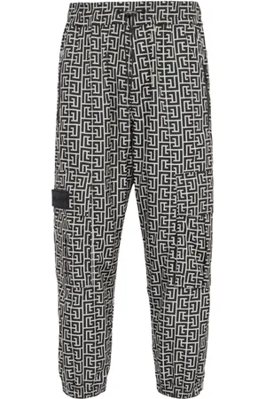 Balmain Byxor, Herr, S, Cargobyxor med monogram