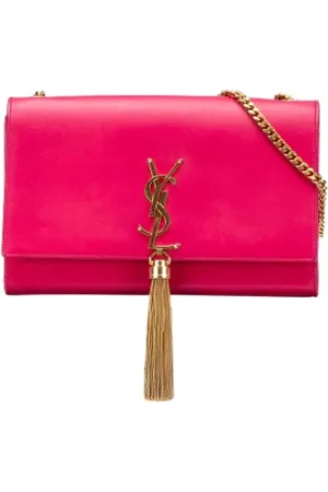 Saint Laurent Pre-owned, Dam, ONE Size, Pre-owned Laeder crossbodyvskor