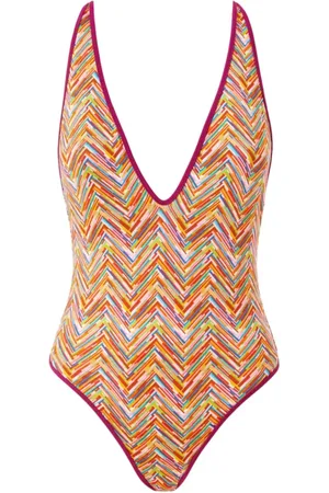 Missoni Badkläder, Dam, M, Polyester, Multi Stick One Piece