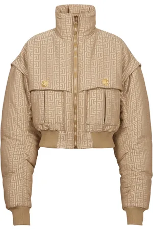 Balmain Jacka, Dam, XS, PB Labyrinth cropped jacquard bomber