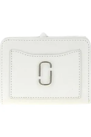 Marc Jacobs Accessoarer, Dam, ONE Size, Läder, Svart Kompakt Plånbok för Kvinnor