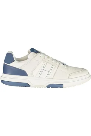 Tommy Hilfiger Skor, Herr, 40 EU, Polyester, Vita Polyester Sneakers för Män