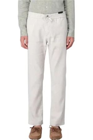 HUGO BOSS Byxor, Herr, W36, Linne, Sand Casual Byxor