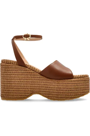 Gianvito Rossi Skor, Dam, 39 EU, Läder, Kil sandaler Thalia