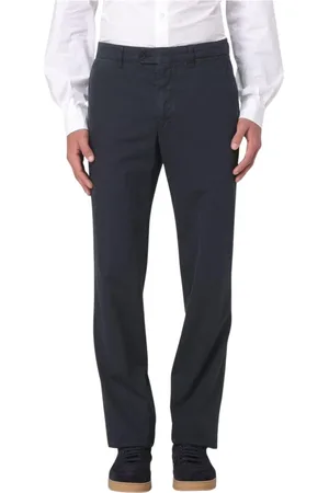 Aspesi Byxor, Herr, L, Blå Straight Leg Chinos Byxor