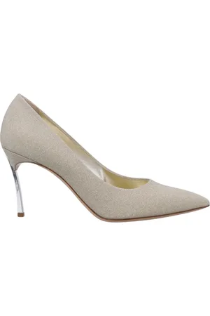 Casadei Skor, Dam, 38 EU, Glitter Stiletto Häl Pump