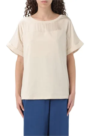 Liu Jo Blusar & Skjortor , Dam, L, Elegant Satin Yoke Top