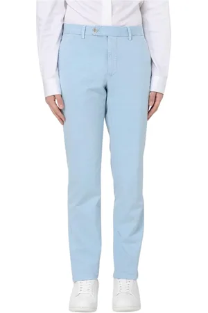 Incotex Byxor, Herr, 3Xl, Bomull, Himmelblå Casual Byxor