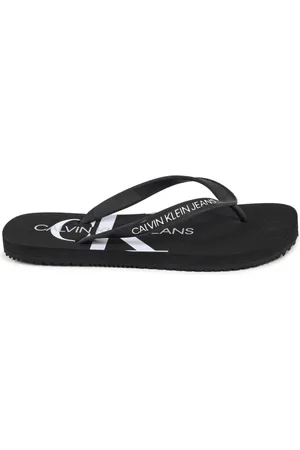 Calvin Klein Skor, Dam, 41 EU, Svarta Flip Flops för Sommaren