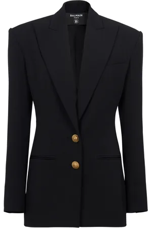 Balmain Jacka, Dam, 2Xs, Jacka med dragsko i midjan och 2 knappar