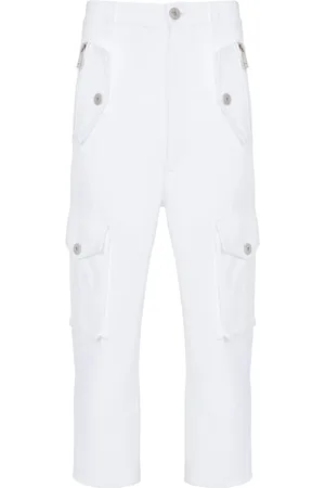 Balmain Byxor, Herr, L, Bomull, Cotton Cargo Byxor