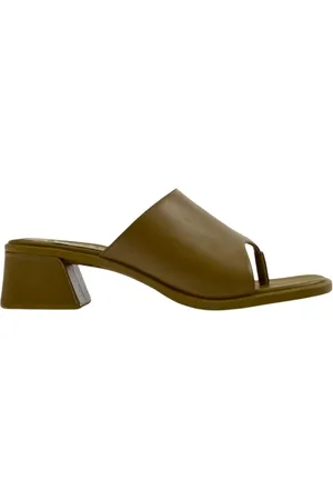 Camper Skor, Dam, 39 EU, Gröna Blockklack Sandaler