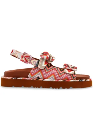Missoni Skor, Dam, 38 EU, Läder, Mönstrade sandaler